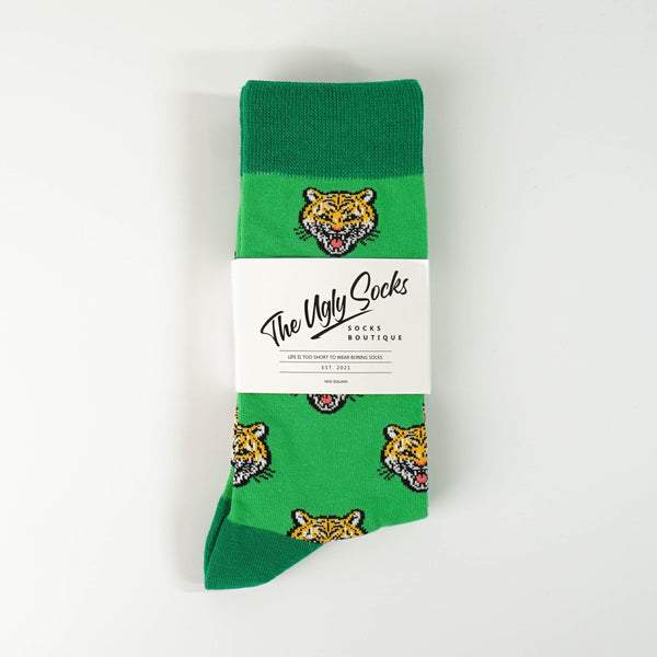 Green Tiger Socks