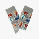 Stamp Print Socks