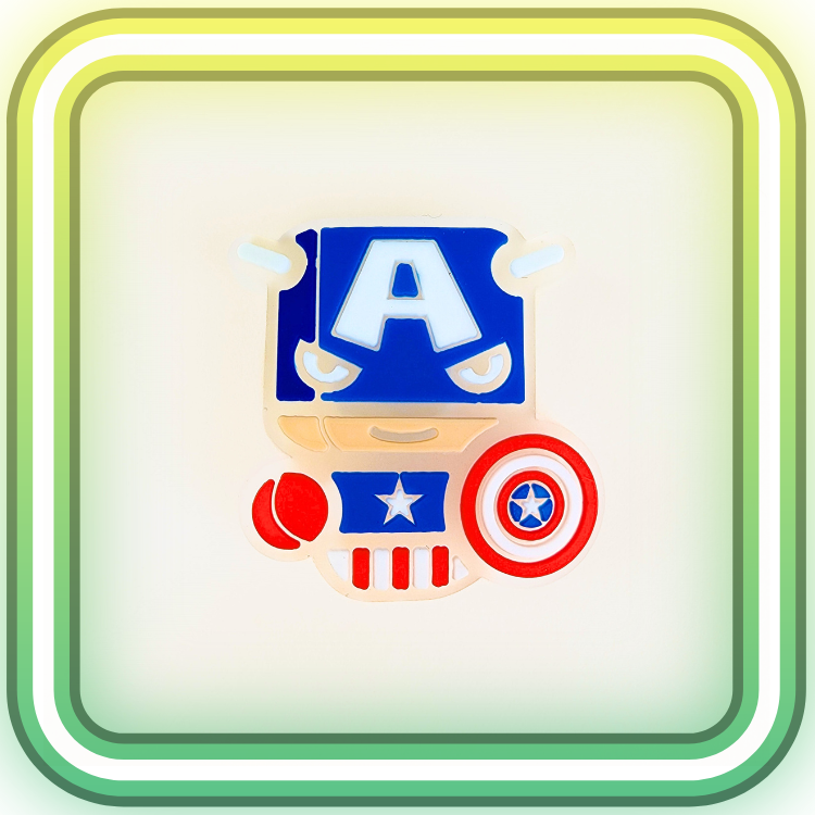 Captain America Glowing Charm